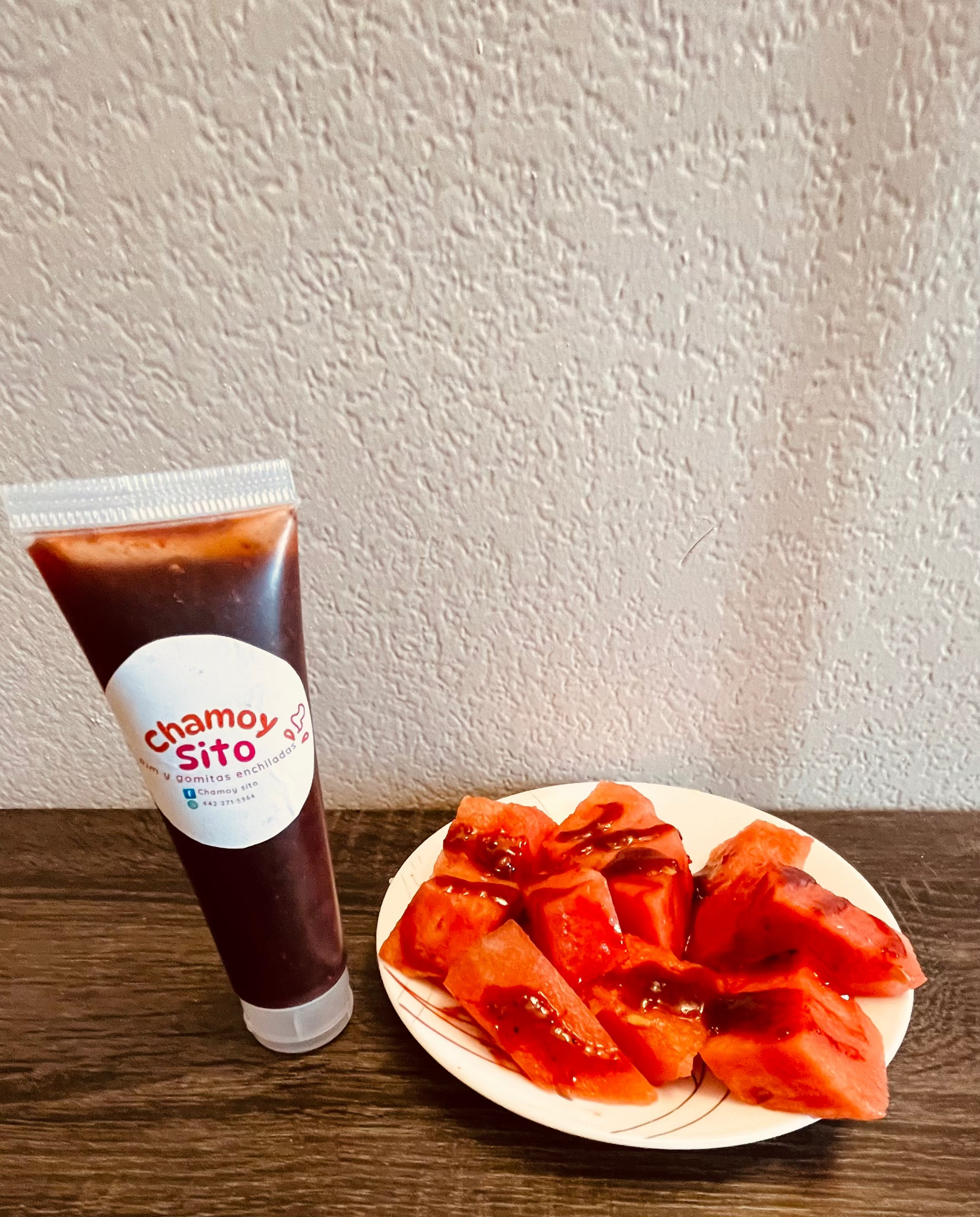 Chamoy sabor sandía en envase apachurrable ..